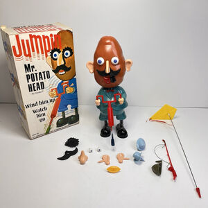 Vintage 1967 Jumpin Mr. Potato Head By Hasbro Wind Up Toy Made In USA WORKS!